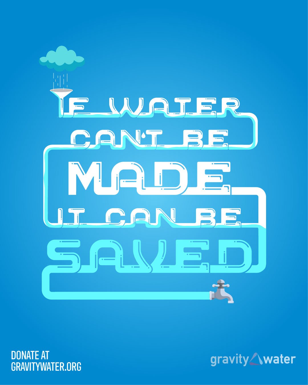 Gravity Water Campaign Ad 1